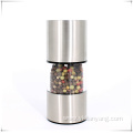 Stainless manual salt and pepper grinder mill set